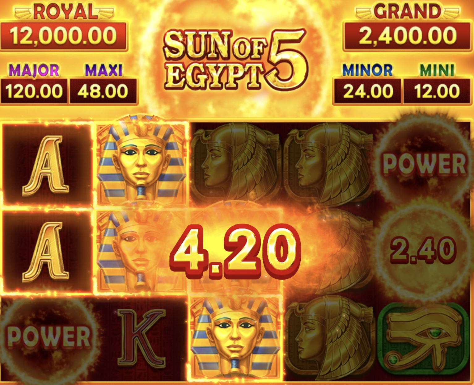 Геймплей Sun of Egypt